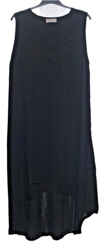 Label lab sleevless black midi - lab,