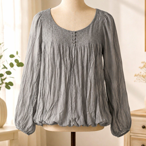 Label lab womens grey - grey, crinkle