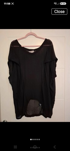 Label lab ladies black sheer