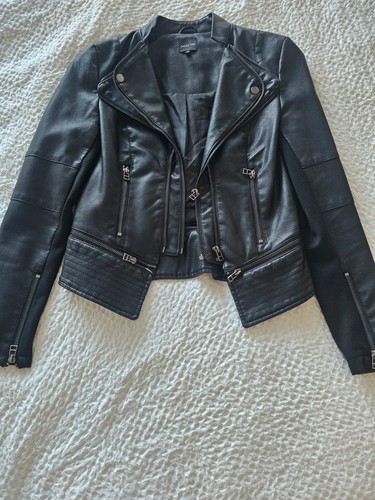 Faux leather jacket women - faux,