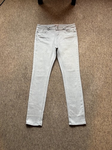 Label lab grey denim skinny - label,