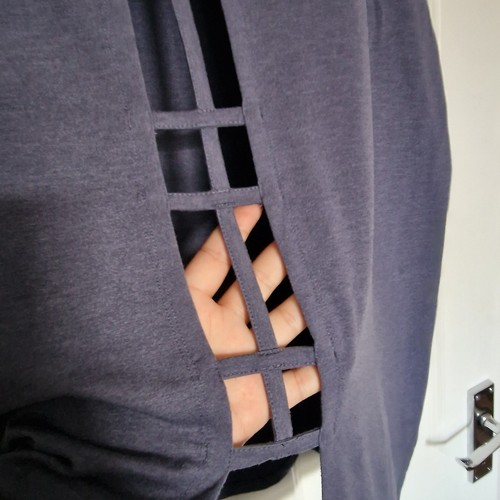 Open back shirt label lab - open,