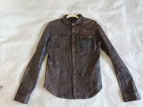 Label lab brown leather - label,