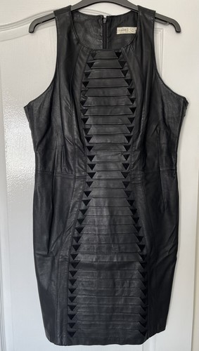 Real leather dress label lab - leather,