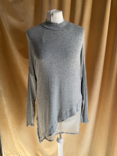 Label lab grey long top - label,