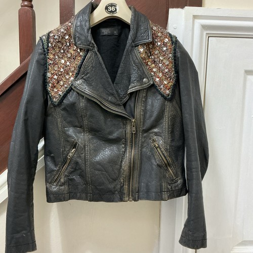 Label lab embellished leather - label,